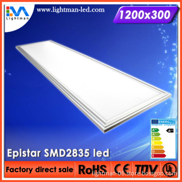 UGR less than 19 high efficiency 72w surface panel led light 1200x300